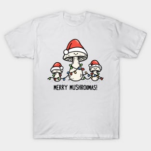 Funny Mushroom Gift Men Women Kids Ugly Christmas Mushroom T-Shirt